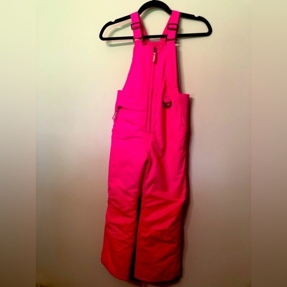 AQ Barbie Pink Puffer Overalls Sz M 4/6 Girls NWOT